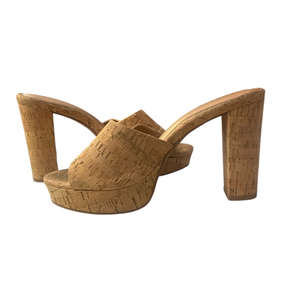 Torrid Tan Cork Mules GUC 9.5WW
